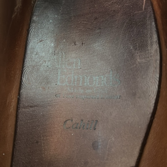 Allen Edmonds / Cahill Men's Black Leather Loafers with Buckle 9.5D Made in USA - Picture 11 of 13